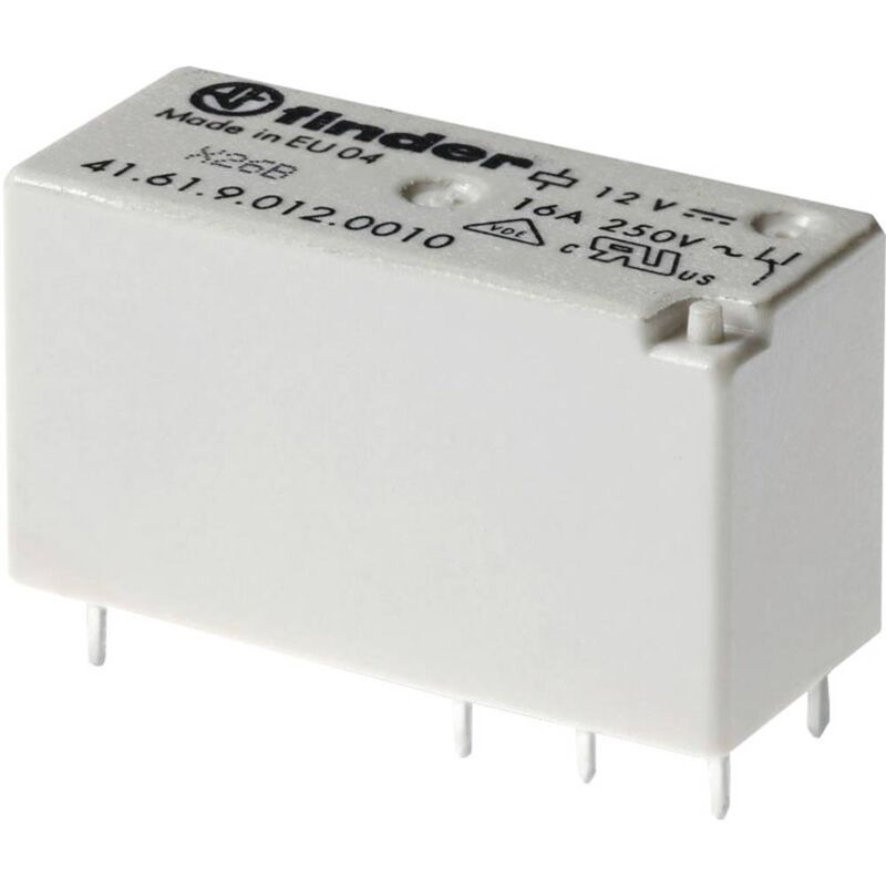 foto del prodotto finder 41.61.9.012.0310 rel per pcb 12 v dc 16 a 1 na 1 pz.