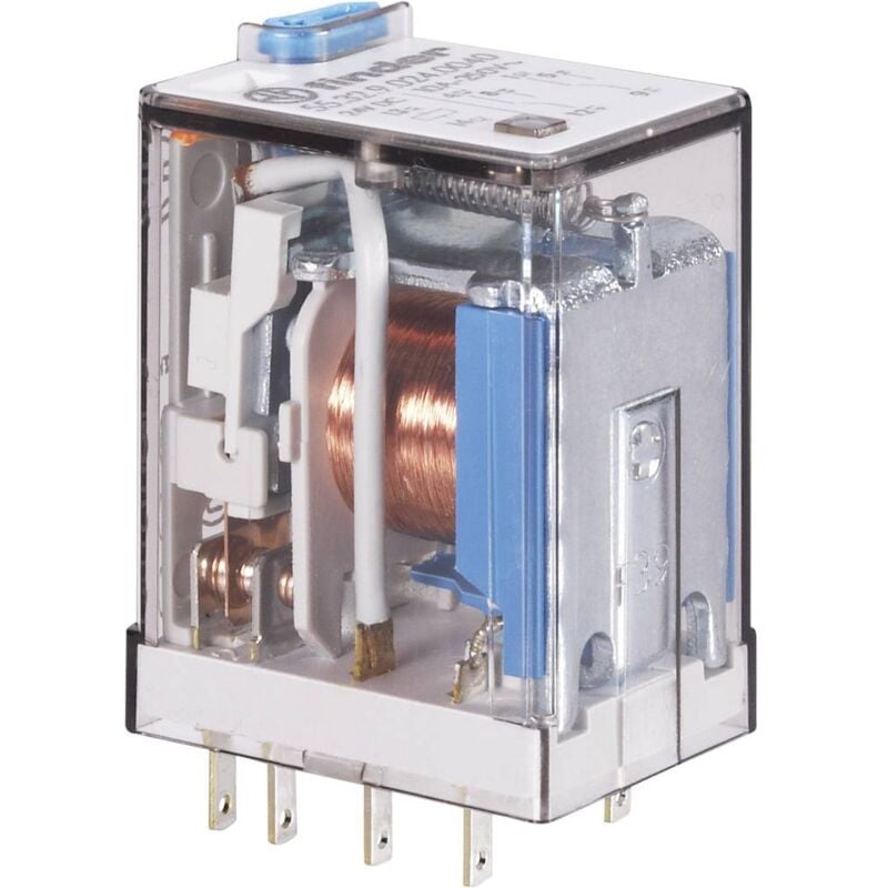 foto del prodotto finder 55.34.8.024.0040 rel ad innesto 24 v ac 7 a 4 scambi 1 pz.
