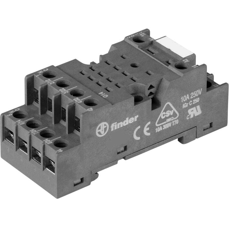 foto del prodotto finder 94.74.0 zoccolo per rel adatto per serie rel finder serie 55 1 pz.