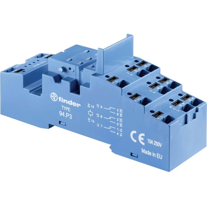 foto del prodotto finder 94.p3 zoccolo per rel adatto per serie rel serie 55 serie 86 serie 094 55.32,