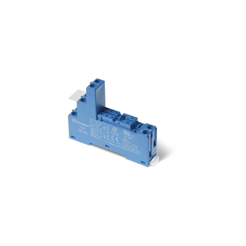 foto del prodotto finder 9505spa zoccolo per mini rel 1 2 scambi serie 40 41 43 44
