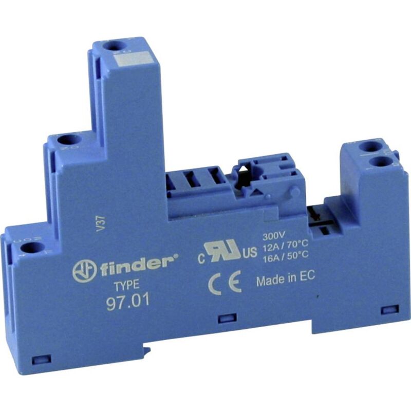 foto del prodotto finder 97.01 zoccolo per rel 46.61 l x l x a 82.9 x 15.8 x 35.3 mm 1 pz.