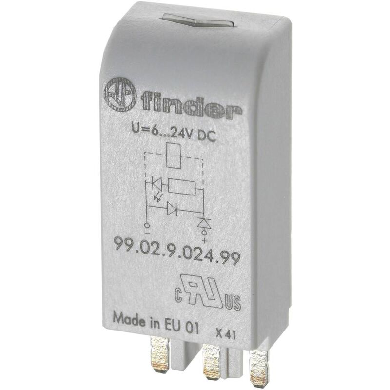 foto del prodotto finder modulo ad innesto con circuito rc 99.02.0.230.09 adatto per modello rel 90.03 60.13.8.230.004