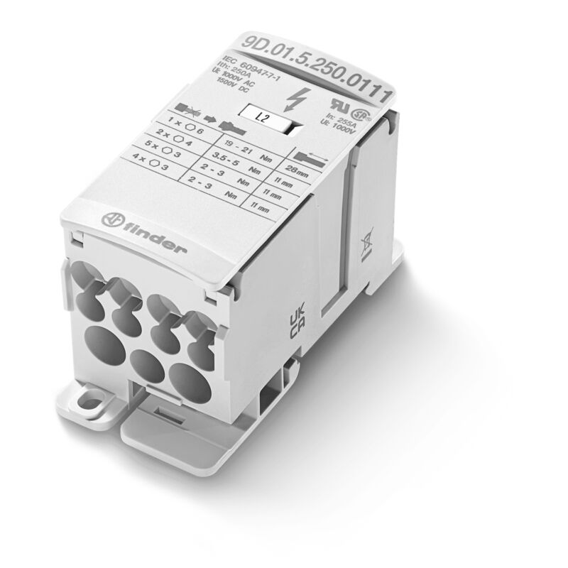foto del prodotto finder morsetti di distribuzione salvaspazio 125a 9d0151250206