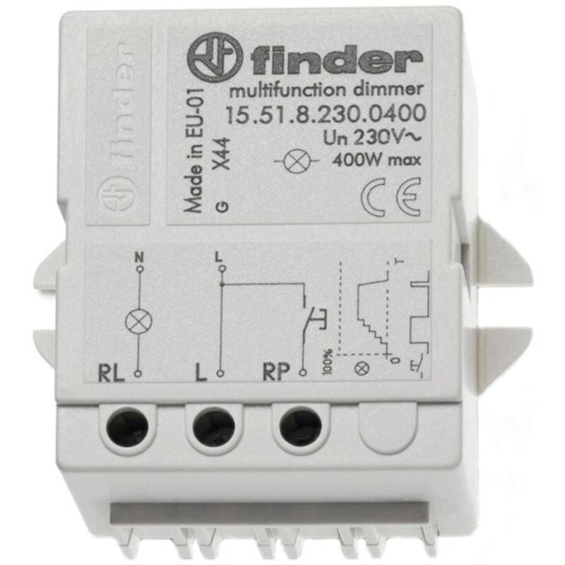 foto del prodotto finder rel a impulso superficiale incasso 15.51.8.230.0400 1 na 230 v ac 400 w 1 pz.