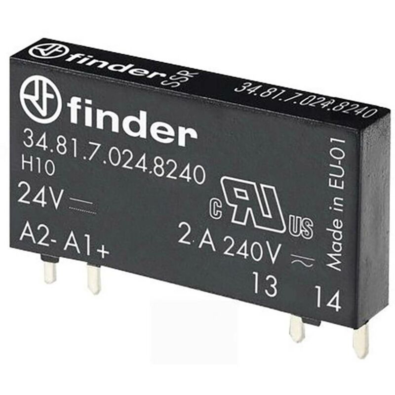 foto del prodotto finder rel a semiconduttore 34.81.7.024.8240 tens.comm.max 275 v ac commutazione zero crossing 1 pz.