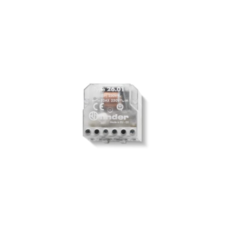 foto del prodotto finder rel elettromeccanico ad impulsi con circuito bobina e contatti separati con 1 contatto no 10a 260180240000