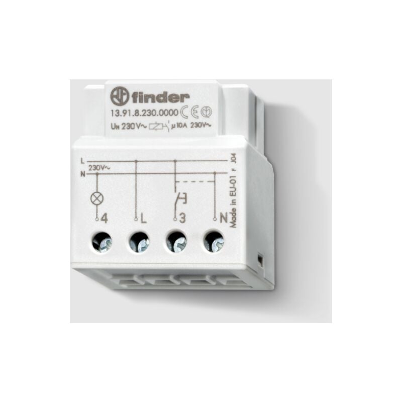 foto del prodotto finder rel elettronico ad impulsi e monostabile 1 no 10 a temporizzato, silenzioso, 230 v ac 139182300000