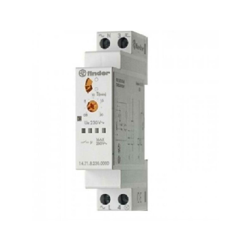 foto del prodotto finder temporizzatore luce scale 3 funzioni 16a per impianti 3 4 fili tipo 14.71