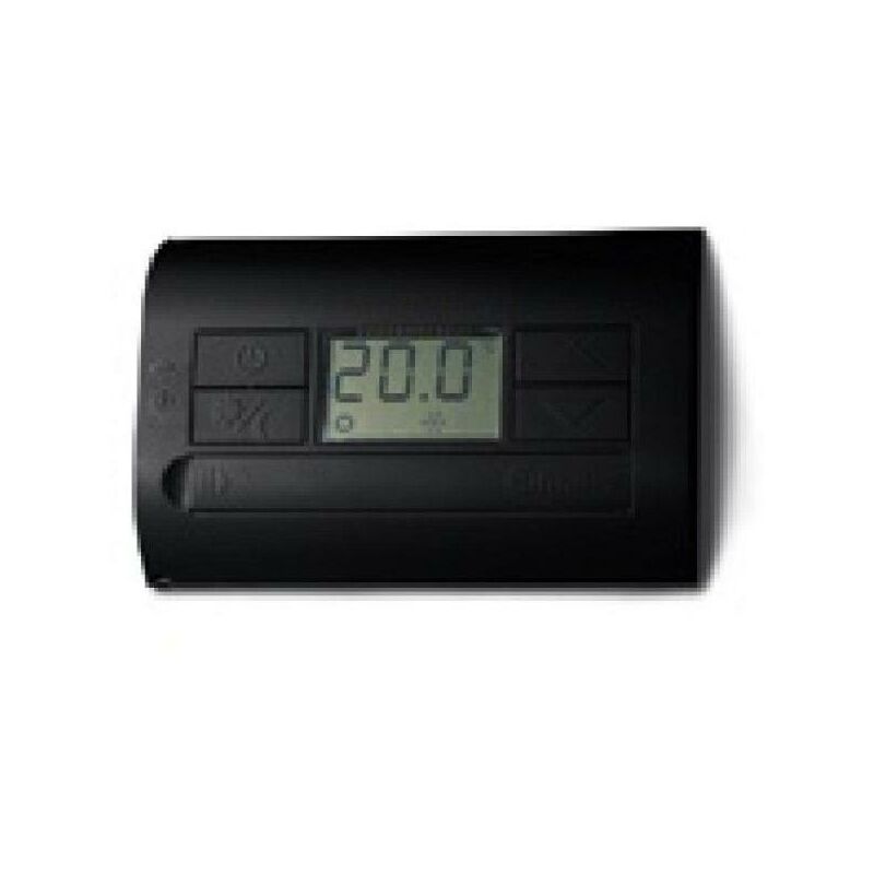 foto del prodotto finder termostato digitale da parete nero 1co 5 a a batterie 1t3190032000