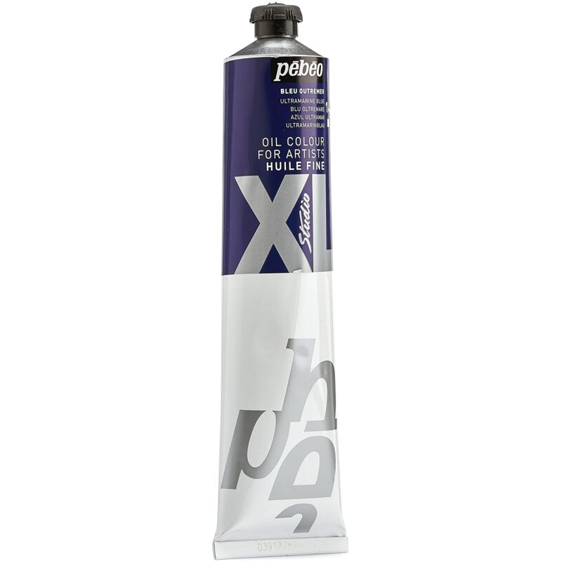 foto del prodotto fine studio xl colore ad olio per pittura, blu oltremare , 200 ml pebeo
