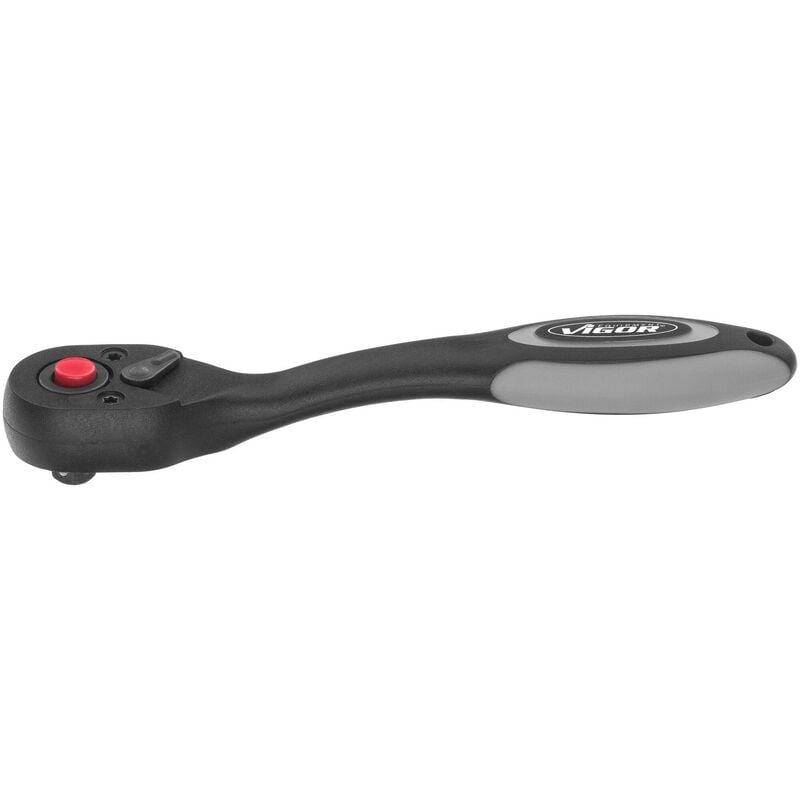 foto del prodotto fine tooth reversible ratchet v6014 attacco quadro, massiccio, 1 4 di pollice 6,3 mm 150 mm