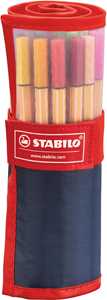 foto del prodotto fineliner stabilo point 88 rollerset con 25 colori assortiti