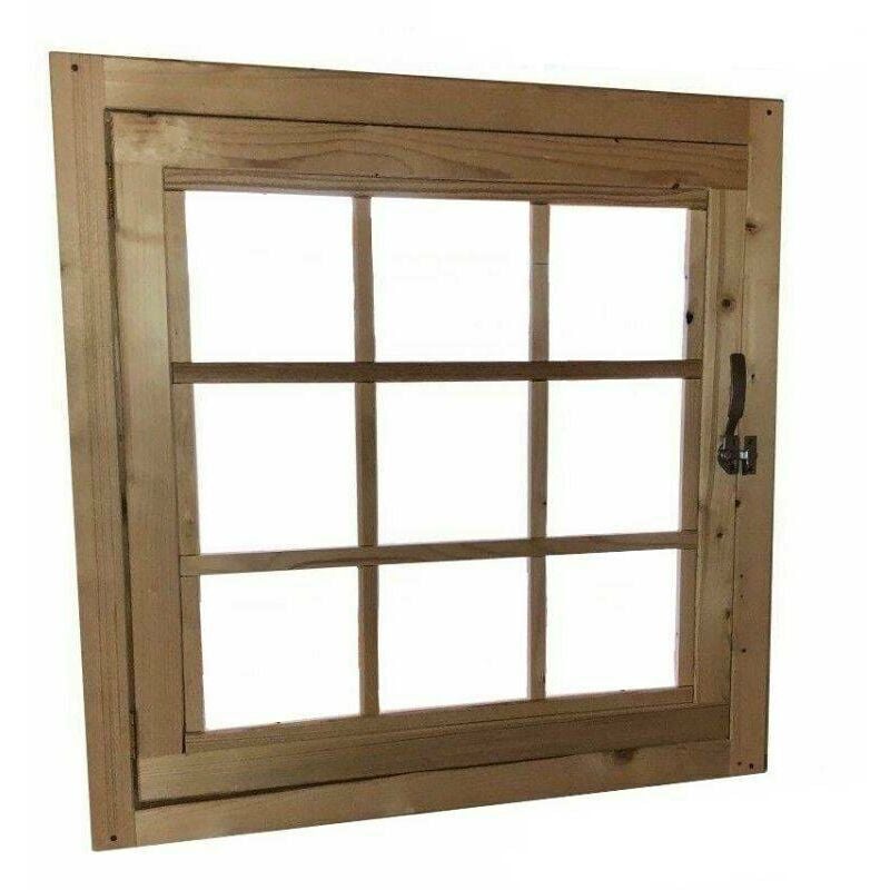 foto del prodotto finestra apribile per casetta in legno 81 x 81 cm con plexiglass 99,90