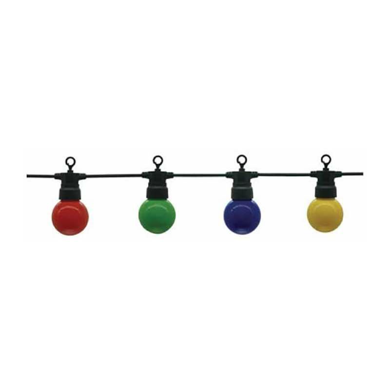foto del prodotto finestra finestra 10 lampadine led colorato 8m nero