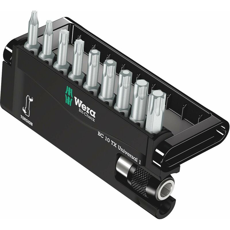 foto del prodotto finish wera 05056164001 assortimento di bit check 10
