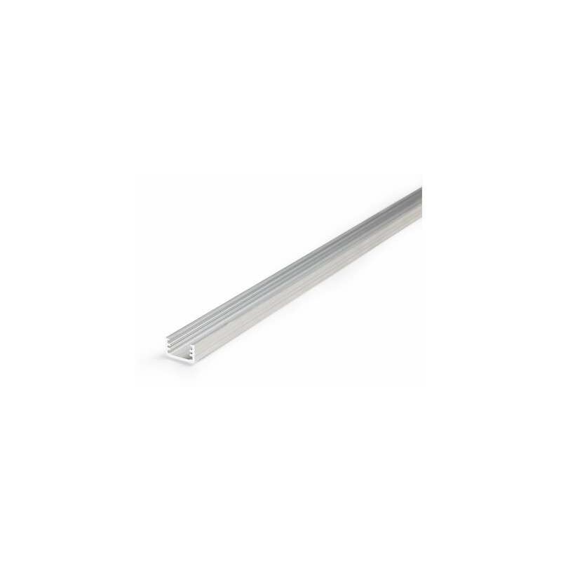 foto del prodotto finitura alluminio brut profilo 2m per nastro led 8mm