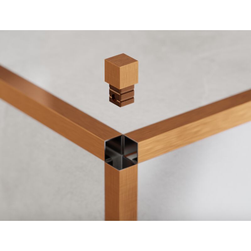 foto del prodotto finitura angolare per profili in acciaio inossidabile rettificati qs rame satinato - 1,2 cm