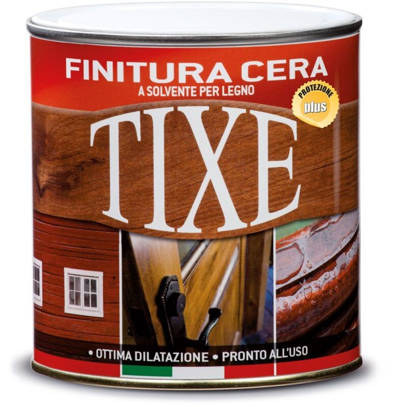 foto del prodotto finitura cera a solvente per legno neutro trasparente satinato 750 ml tixe