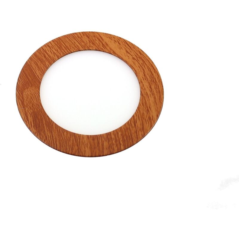 foto del prodotto finitura in legno rotonda led 6w 6w 6000k jandei