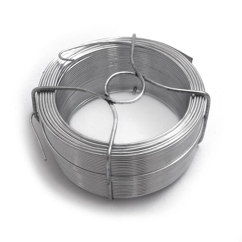 foto del prodotto fio d acciaio zincato 50 1,10 mm x 50 m argent resistente e versatile fralatn argento