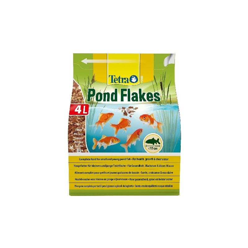 foto del prodotto fiocchi di stagno tetra cibo in cervi per pesce stagone, 4 l