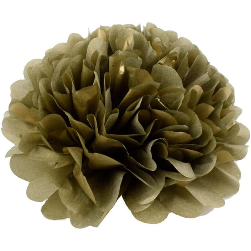 foto del prodotto fiori artificiali, 5 pezzi di fiori di carta velina artificiale per feste di primavera, baby shower, carnevale, artigianato, fondale per matrimoni,