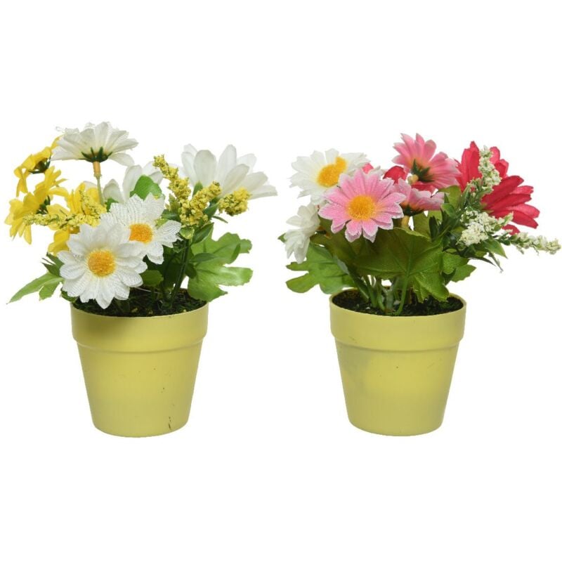 foto del prodotto fiori decor.in vaso diam 15 cm