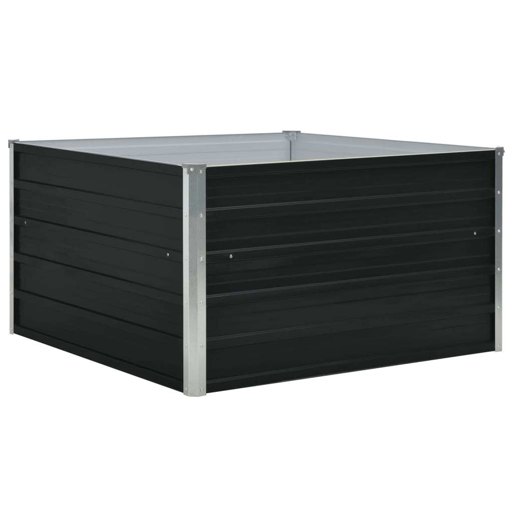 foto del prodotto fioriera 100 x 100 x 45 cm acciaio zincato antracite 02 0000783