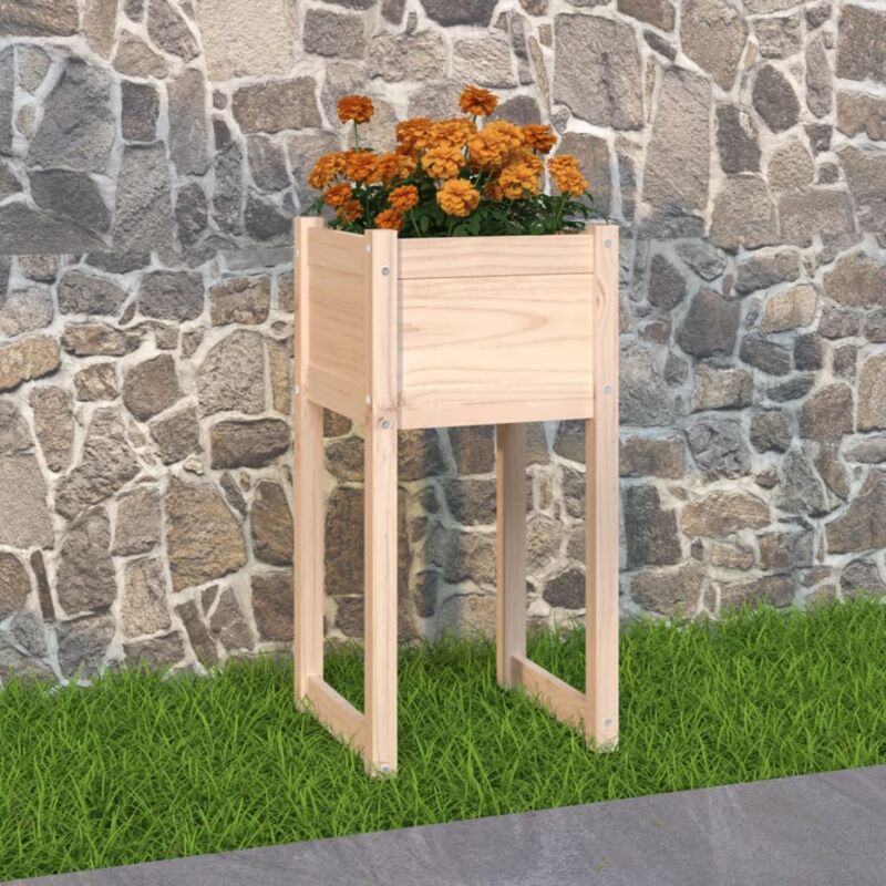 foto del prodotto fioriera 40x40x81 cm in legno massello di pino vidaxl