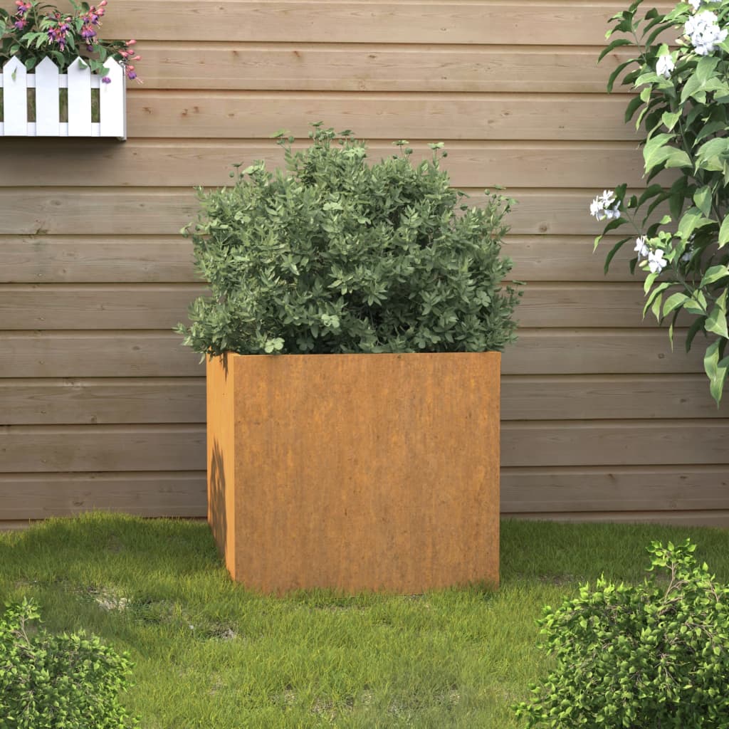 foto del prodotto fioriera 42x40x39 cm acciaio cortencod mxl 130180
