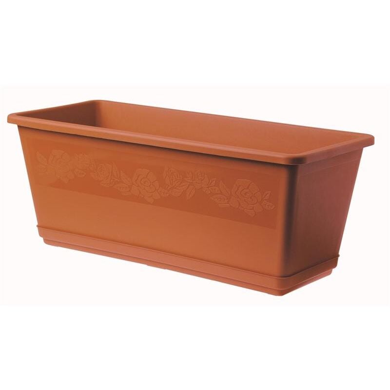 foto del prodotto fioriera balconella cm 40 c sottovaso terracotta