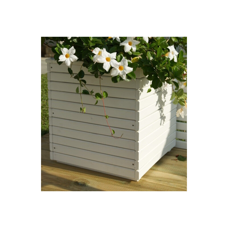 foto del prodotto fioriera camelia cm 40x40x40h bianca losa