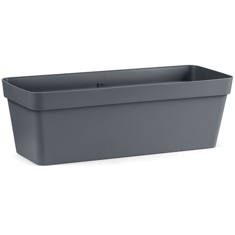 foto del prodotto fioriera cassetta cleo con supporto 50cm color antracite veca