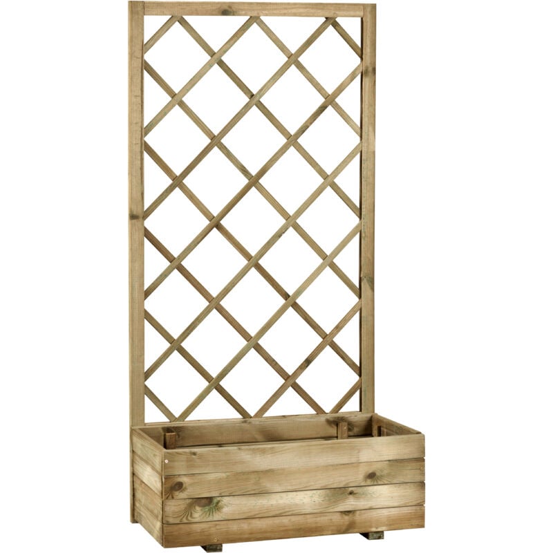 foto del prodotto fioriera con griglia malika cm.40x80x180h