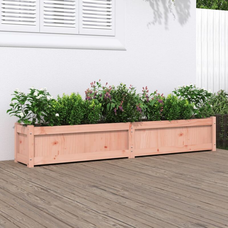 foto del prodotto fioriera da giardino 180x31x31 cm in legno massello di douglas vidaxl