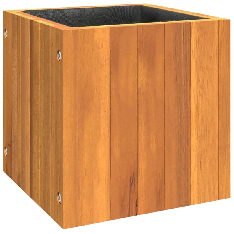 foto del prodotto fioriera da giardino 25x25x25 cm in legno massello di acacia vidaxl