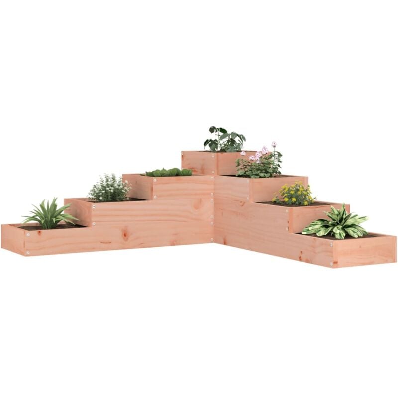 foto del prodotto fioriera da giardino 4 ripiani 106x104,5x36cm massello douglas vidaxl