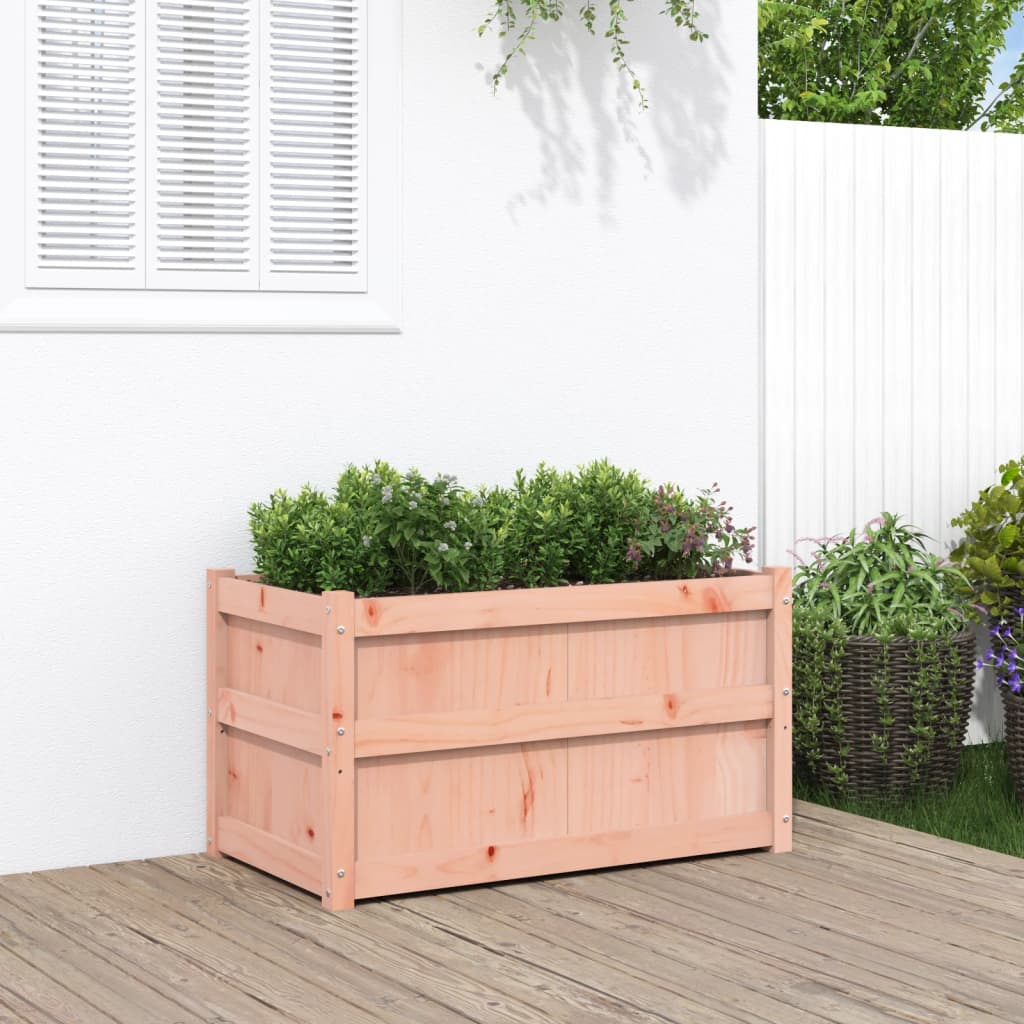 foto del prodotto fioriera da giardino 90x50x50 cm in legno massello di douglas
