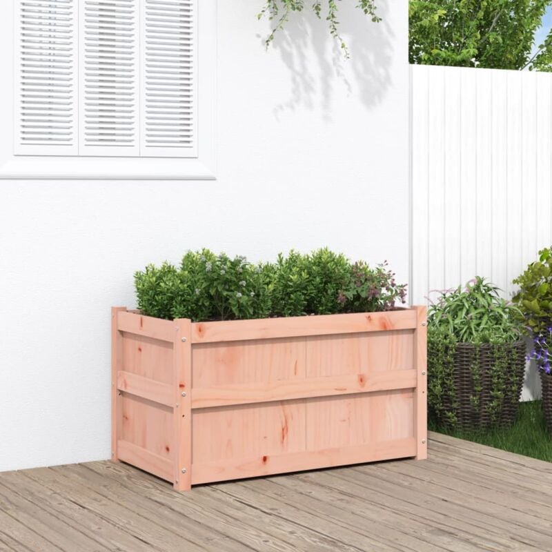 foto del prodotto fioriera da giardino 90x50x50 cm in legno massello di douglas vidaxl