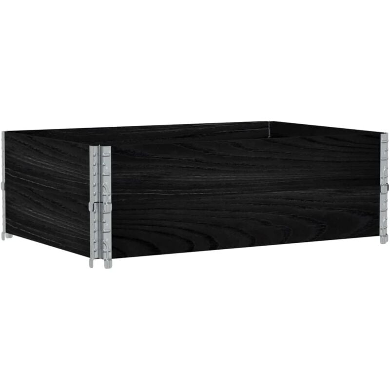 foto del prodotto fioriera da giardino nera 120x80 cm legno massello di pino vidaxl