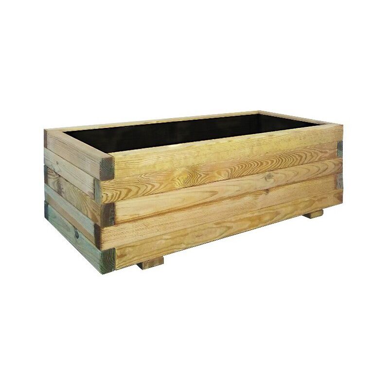foto del prodotto fioriera eco in legno cm 90x40x32,5 h.