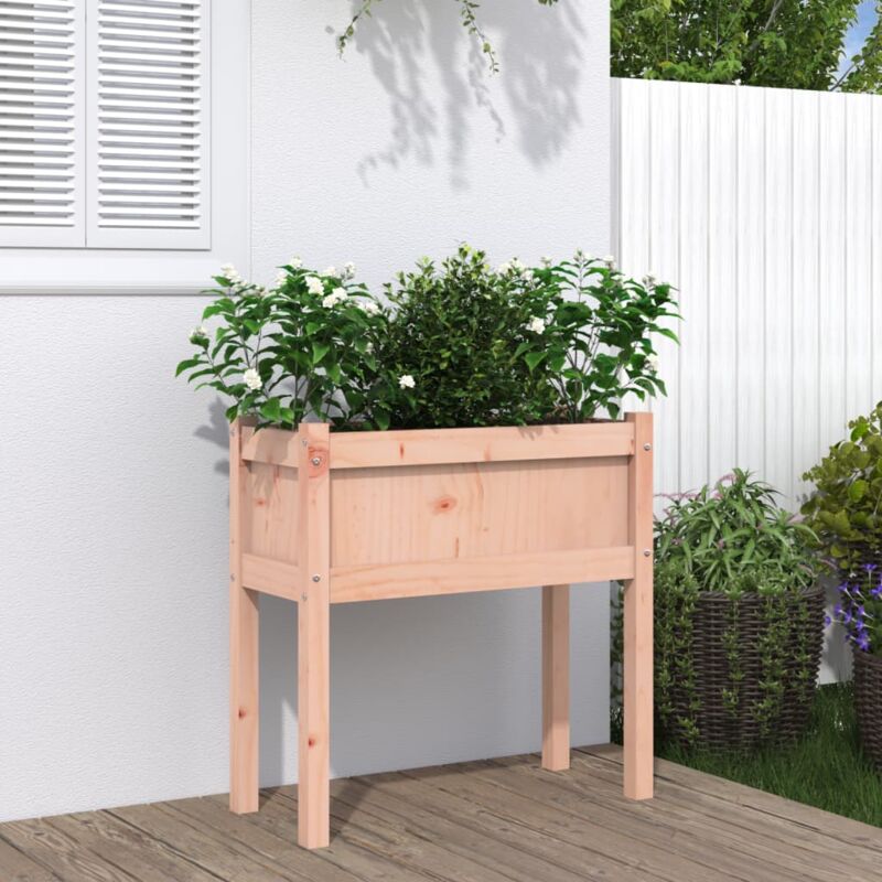 foto del prodotto fioriera giardino con gambe 70x31x70 cm legno massello douglas vidaxl