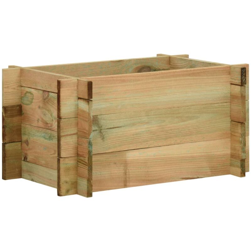 foto del prodotto fioriera giardino letto vegetale legno pino impregnato 40 cm vidaxl