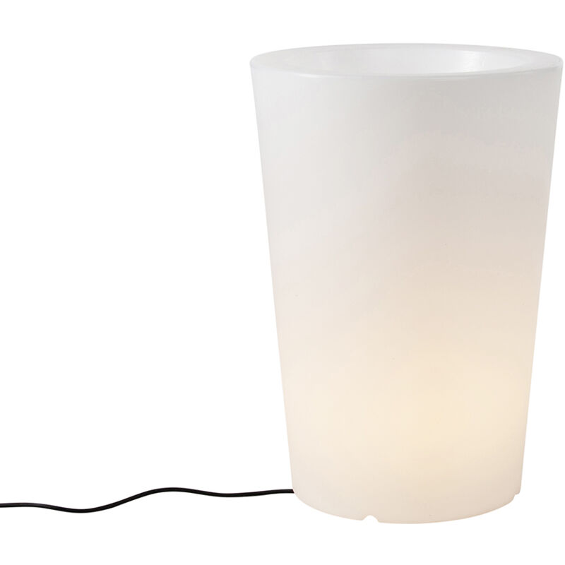 immagine 0 del prodotto fioriera illuminata verano moderno plastico bianco tondo e27 max. 1 x 8.5 watt qazqa