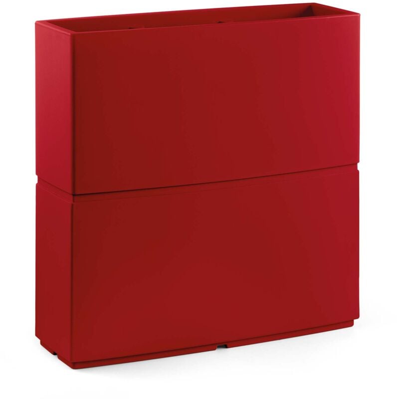 foto del prodotto fioriera in resina patio 80 cm. rosso oriente