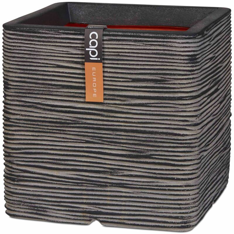 foto del prodotto fioriera nature rib quadrata 40x40 cm antracite kofz903 capi