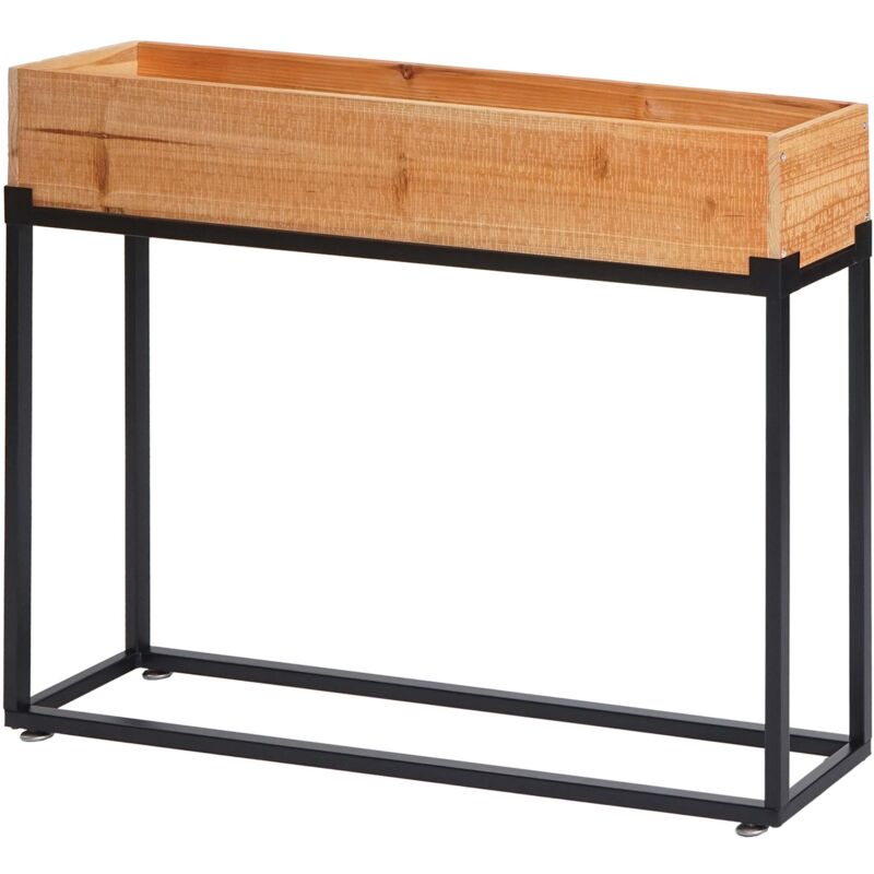 foto del prodotto fioriera orto rialzata fioriera altezza 62 cm in legno di abete e acciaio 62x80x16 cm 040008182