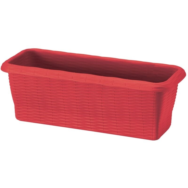 foto del prodotto fioriera paglia cm60 rosso corallo