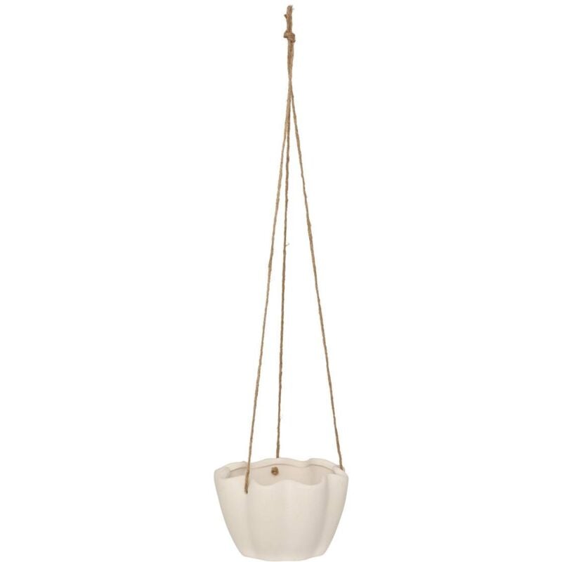 foto del prodotto fioriera pensile in ceramica bianca wild d17xh10,5 cm atmosphera cr ateur d int rieur